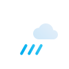 Previsão para Sábado, 16 de Outubro de 2021: Chuva